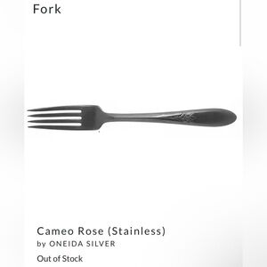 Oneida Cameo Rose Dinner Fork